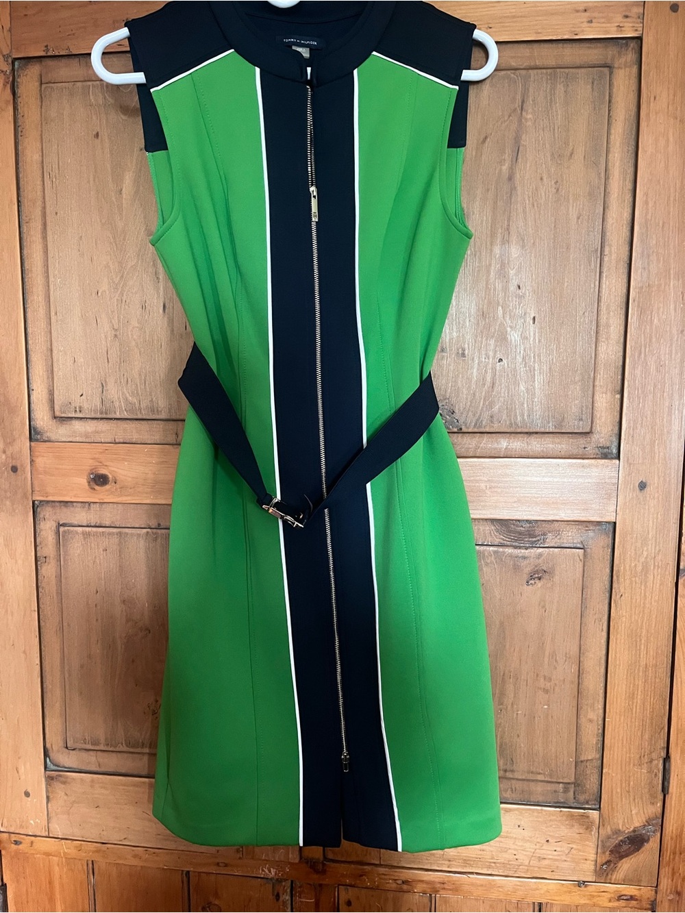 Tommy Hilfiger Green/Blue Dress Size 8